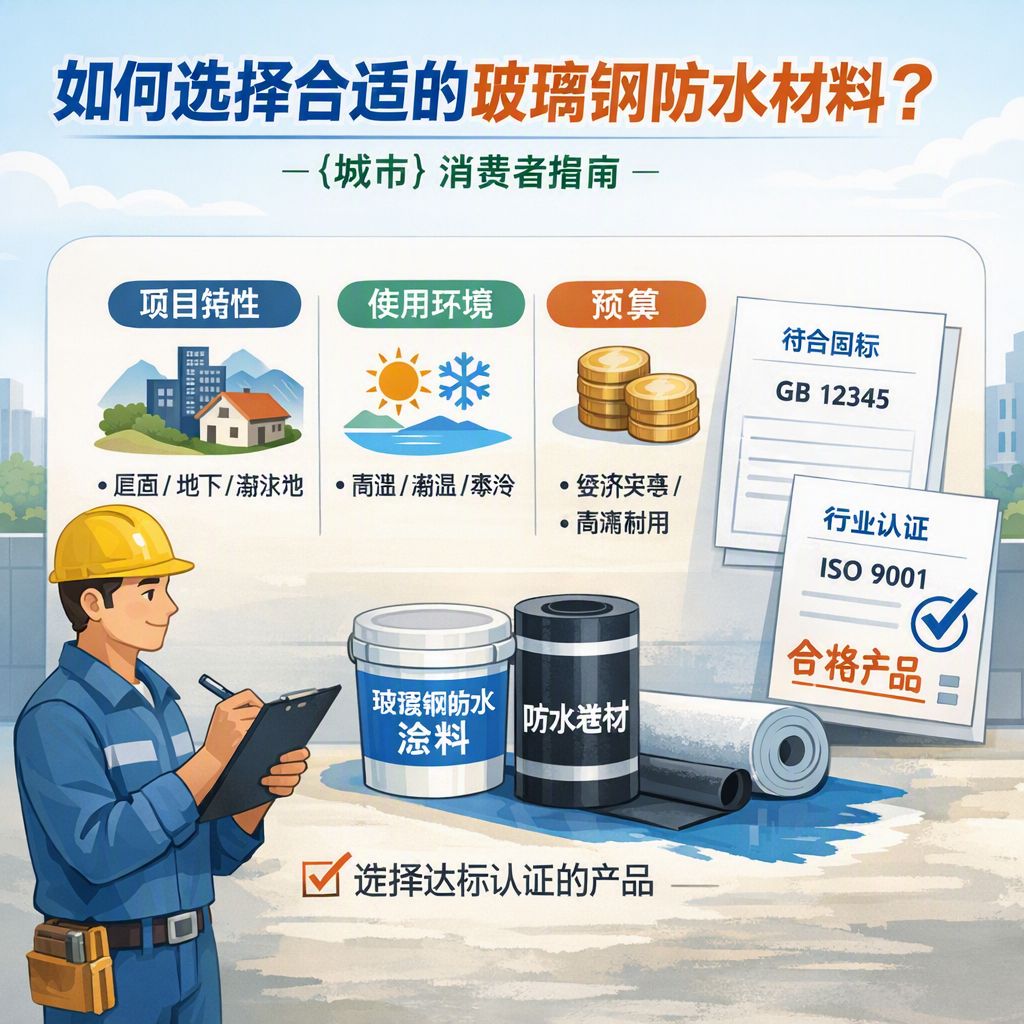 如何判定玻璃钢防水材料的合格标准? 延边 消费者指南