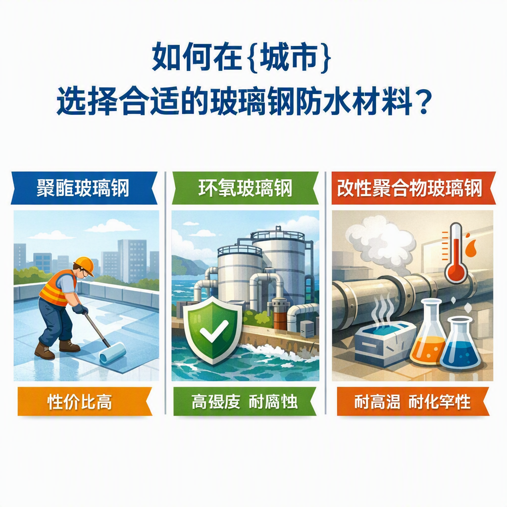 如何在延边选择合适的玻璃钢防水材料?