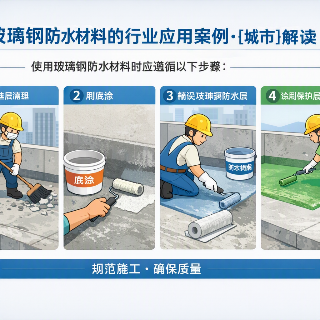 玻璃钢防水材料的行业应用案例,延边解读